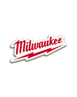 Milwaukee Tool Logo Sticker Sticker - Sticker Graphic - Auto, Wall, Laptop, Cell, Truck Sticker For Windows, Cars, Trucks