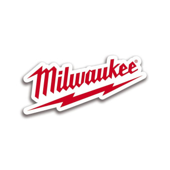 Milwaukee Tool Logo Sticker Sticker - Sticker Graphic - Auto, Wall, Laptop, Cell, Truck Sticker For Windows, Cars, Trucks