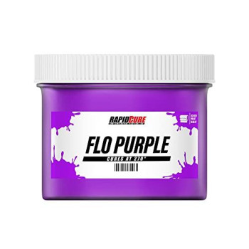 Rapid Curea Fluorescent Purple Screen Printing Ink (5 Gallon - 640Oz)- Plastisol Ink For Screen Printing Fabric - Low Temperature Curing Plastisol By Screen Print Direct - Fast Cure Ink For Silk