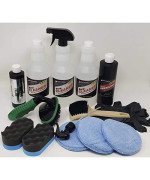 Dura-Dressing Total Tire Kit, Kit For Semi-Truck Or Motor Coach - Tire Dressing And Cleaning Kit - Made In The Usa To Ensure Your Tires Shine And Look Great