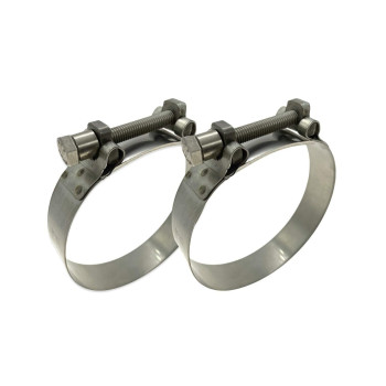 Chunyungda Tt Heavy Duty Hose Clamps-Clamping Hose Od 98-103 Mm, Stainless Steel Solid T-Nuts, Band And Screw For 4 Inch Constant Pressure Hose (386-4 Inch,2 Pack)