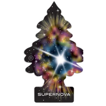 Little Trees Car Air Freshener Hanging Paper Tree For Home Or Car Supernova 6 Pack