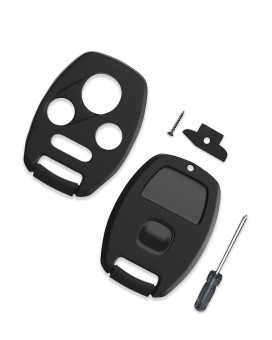 Replacement Key Fob Shell Keyless Entry Remote Fits Honda Accord 2003-2012 Cr-V 2005-2006 Civic Ex 2006-2013 Pilot 2009-2015 (1 Pack)