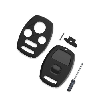 Replacement Key Fob Shell Keyless Entry Remote Fits Honda Accord 2003-2012 Cr-V 2005-2006 Civic Ex 2006-2013 Pilot 2009-2015 (1 Pack)