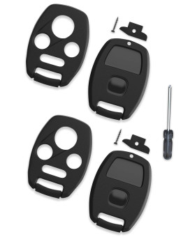 2Pcs Replacement Key Fob Shell Keyless Entry Remote Fits Honda Accord 2012 2011 2010 2009 2008 2007 2006 2005 2004 2003 Pilotcr-Vcivic Ex 2006-2013