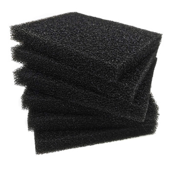 Aquarium Bio Fitler Media Sponge, 628 X 55 X 078 Inch 6Pcs Foam Filter Pad Inserts For Ml350