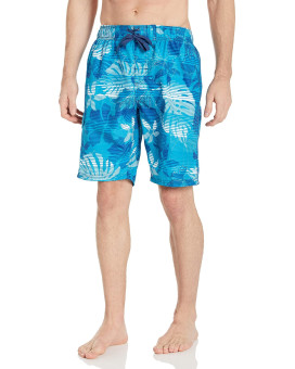 Kanu Surf Mens Infinite Swim Trunks (Regular Extended Sizes), Paradise Navy, 4X