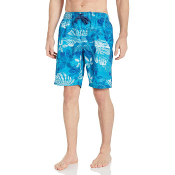 Kanu Surf Mens Infinite Swim Trunks (Regular Extended Sizes), Paradise Navy, 4X