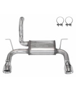 Pypes Performance Sjj24S: Axle-Back Exhaust 18-22 Jeep Jl Dual Exit 2.5 Inch Tailpipe Street Pro Muffler
