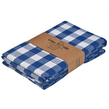 Urban Villa Kitchen Towels Set Of 3 Buffalo Checks Bluewhite Kitchen Towels 20X30 Inches 100 Cotton Highly Absorbent Kitchen Towels Premium Quality Ultra Soft With Mitered Corners Kitchen Towels