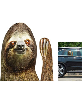 Senksll Sloth Car Window Cling Funny Car Sticker Window Decal For Vehicles Automotive Stickers(For Right Side) (Sloth)