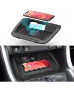 Carqiwireless 2023 Upgrades Wireless Charger For Toyota Rav4 Accessories 2023-2019 2022 2021 2020, Oem Style Wireless Phone Charging Pad For Toyota Rav4 Lexletrdoff-Roadxsesexse Car Interior