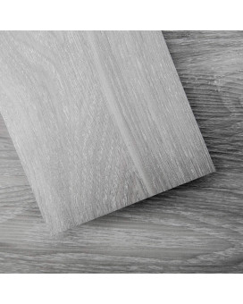 Art3D Peel And Stick Floor Tile Vinyl Wood Plank 36-Pack 54 Sqft, Light Grey, Rigid Surface Hard Core Easy Diy Self-Adhesive Flooring