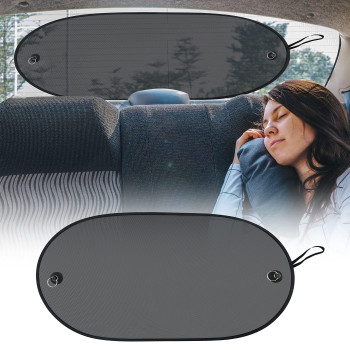 Econour Sun Shade For Back Car Window Baby Car Shades Rear Window Sunshade With 99 Sun Protection From Uv And Heat Complete Coverage For Rear Window Sun Visor Fits All Cars Small (30X15)