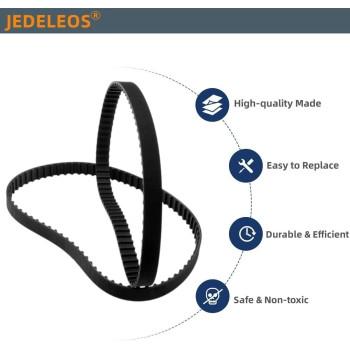 JEDELEOS Replacement Belts for Hoover Smartwash FH52000, FH52001, FH52002, FH52002G, FH52004PC, FH52013, FH53000PC Automatic Carpet Cleaner (Pack of 2)