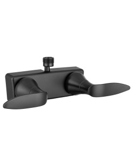 Dura Faucet Df-Sa100Lh-Mb Rv Shower Faucet Valve Diverter With Winged Levers (Matte Black)