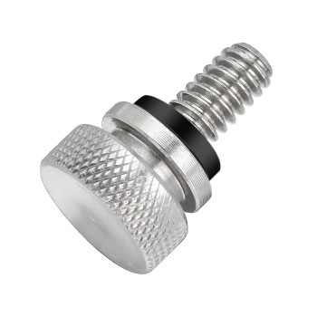 Amazicha Stainless Steel Seat Bolt Rear Seat Screw Quick Mount 14-20 Thread Compatible For Harley Sportster Softail Touring Dyna 1996-2023