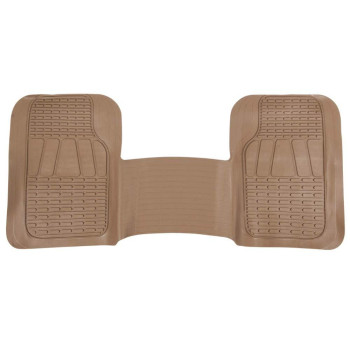 Motor Trend Wingrunner Complementary Rubber Rear Floor Mats Liners, All Weather Protection, Designed For Trucks Cars Sedan Suv