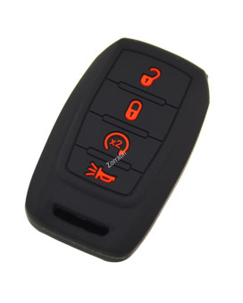 Zorratin Silicone Remote Key Fob Cover Protector For Ram 1500 2500 3500 2019 2020 2021 2022 4 Buttons Key