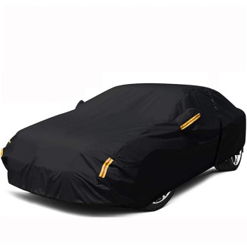 Neverland Car Cover Sedan Waterproof Heavy Duty All Weather Protection Snow Anti-Uv Windproof Outdoor Full Car Cover Fit For Automobiles 190197 Bmw Mercedes-Benz Honda