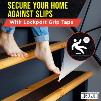 Grip Tape 2-Pack - Heavy Duty Anti Slip Tape with 80 Grit Traction - 4 in x 50 ft of Waterproof, Oil & UV-Resistant, Grip Tape for Stairs, Treads, & Ramps - Non Slip Tape for Outdoor & Indoor