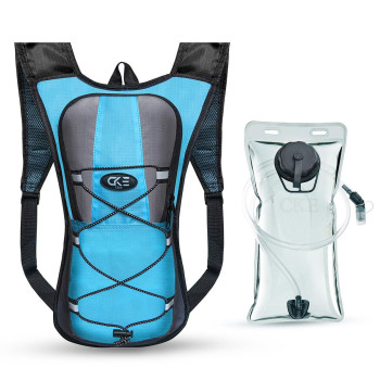 Cke Hydration Backpack Hydration Pack Water Backpack With 2L(70-Ounce) Hydration Bladder For Men Women Kids For Running Hiking Biking Climbing