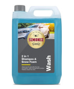 Simoniz Sapp0173A 2 In 1 Shampoo And Snow Foam, Blue, 5 Litre