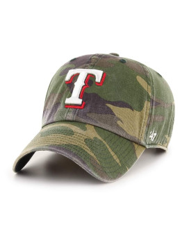 47 Mlb Camo Clean Up Adjustable Hat, Adult One Size Fits All (Texas Rangers Camo)