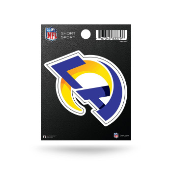 Nfl Football Los Angeles Rams Short Sport Decal 375 X 475 Die Cut Team Logo Short Sport Decal