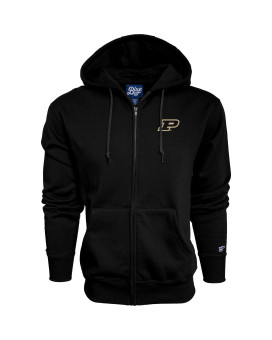 Blue 84 Mens Purdue Boilermakers Full Zip Hoodie Icon, Team Color, Large