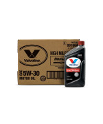 Valvoline High Mileage 150K With Maxlife Plus Technology Motor Oil Sae 5W-30 1 Qt, Case Of 6