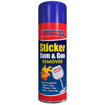 Sticker Remover Spray Gel Label Residue Adhesive Tape Chewing Gum Tar Cleaner, 300 Ml