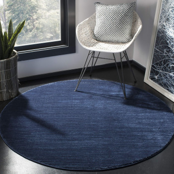 Safavieh Vision Collection 3 Round Navy Vsn606N Modern Ombre Tonal Chic Non-Shedding Living Room Bedroom Area Rug