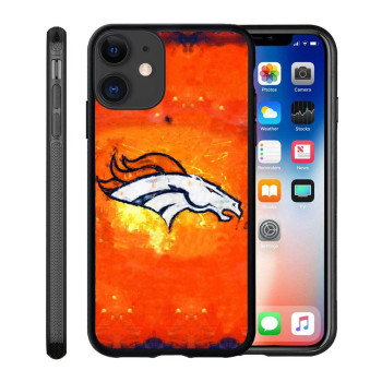 Maylai Custom Phone Case For Iphone 12 Mini Bronco Flexible Slim Soft Tpu Denver Phone Case Scratch-Resistant Shockproof Protective Anti-Slip Back Cover