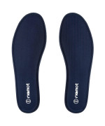 Riemot Memory Foam Insoles For Men, Women Comfort Cushioning Shoe Inserts, Super Soft Replacement Innersoles For Sneakers Slippers Boots, Breathable Full Length Shoe Insoles Navy Eu 44