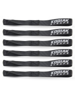 Soft Loop Tie Down Straps - 1 X 12 Inches- 4,500 Lb Load Capacity - Black 6 Pack - Loops For Securing Atv, Utv, Motorcycles, Scooters, Dirt Bikes, Lawn Garden Equipment By Kodiak Straps