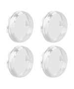 Nthreeauto 4Pcs Clear Bullet Turn Signals Lens Cover Compatible With Harley Sportster Dyna Road King Street Glide Softail Fatboy