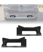 Kewisauto Front Driver Passenger Tow Hooks Bezel Bracket For Ram 1500 13-18, Left Right Tow Hook Bezel Set For Dodge Ram 1500 2013 2014 2015 2016 2017 2018 Accessories (2Pcs, Replace 68196982Aa)