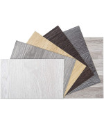 Art3D Peel And Stick Floor Tile Vinyl Wood Plank Samples Set Of 6, Rigid Surface Hard Core Easy Diy Self-Adhesive Flooring
