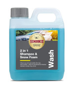 Simoniz Sapp0171A Car Shampoo & Snow Foam, Blue, 1 Litre