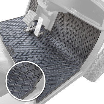 Xtreme Mats Yamaha Golf Cart Mat, Full Coverage Golf Cart Floor Liner Mat - Fits Yamaha Adventurer (2007-2017), G29, Ydr, & Drive (Gen1) Models Only - All Black