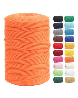 Macrame Cord,Daofary 3Mm X 328 Yards (About 300M) 100 Natural Cotton Macrame Rope Twine String Cord For Diy Crafts Knitting Plant Hangers Christmas Wedding Dacor