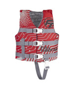 Full Throttle Child Nylon Life Jacket Red