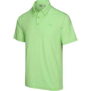 Three Sixty Six Golf Shirts For Men - Dry Fit Short-Sleeve Polo, Athletic Casual Collared T-Shirt Neon Green