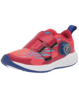 New Balance Kids Fuelcore Reveal V3 Boa Running Shoe, Neo Flameteam Redinfinity Blue, 115 Little Kid