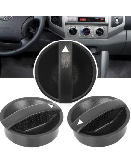 3 Pack Control Knob Fan Heater Tacoma Compatible With 2005-2011 Toyota Tacoma Hvac Control Knob Tacoma Heater Temperature Hvac Fan Control Knob 65551820A 758695