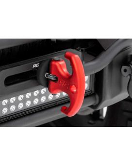 Rough Country Multi-Function Winch Cleat w/Rubber Isolator | Red - RS175R