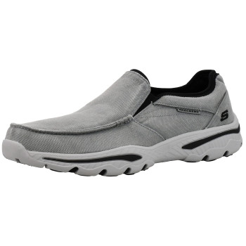 Skechers Mens Relaxed Fit-Creston-Moseco Loafer Greyblack 13