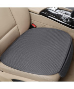 Car Seat Covers Cushion Pad, 2Pcs Bottom Seat Covers For Cars, Super Breathable, Warm In Winter And Cool In Summer, Anti-Slip, Storage Bags, Universal Front Seat Covers Fit For Most Sedans (2Pcs Gray)