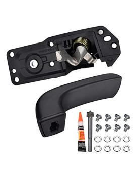 Faersi Interior Door Handle Kit Frontrear Right Passenger Side For 2007-2014 Chevy Silverado, Tahoe, Suburban, Avalanche, Gmc Sierra, Yukon, Yukon Xl, Cadillac Escalade Replaces 20833602, 80375